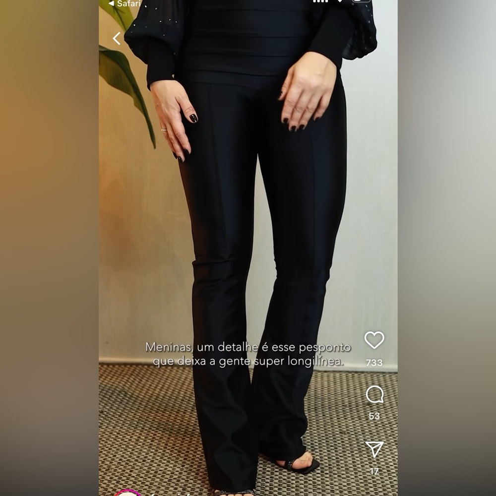 Feroina Flare Pants sz M